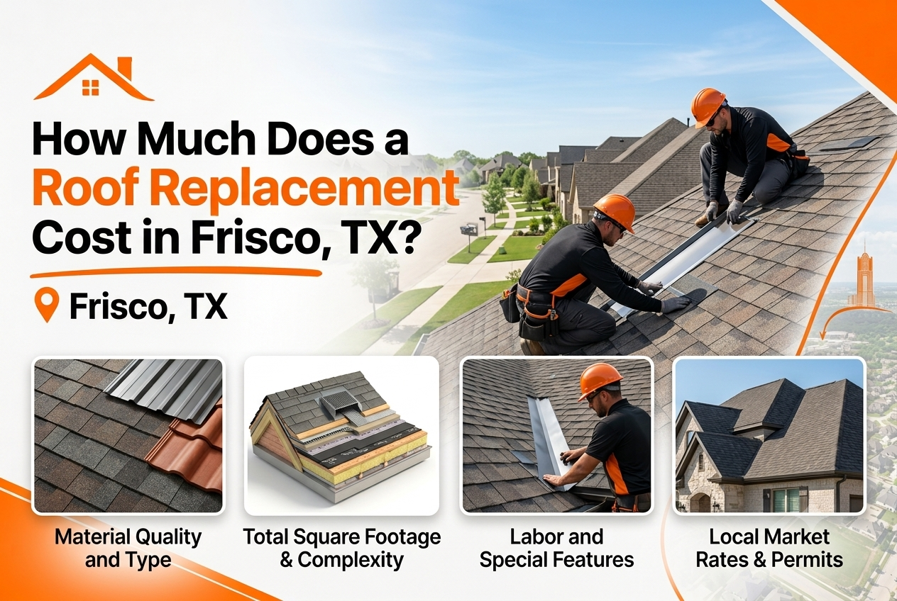 How Much Does a Roof Replacement Cost in Frisco, TX?
