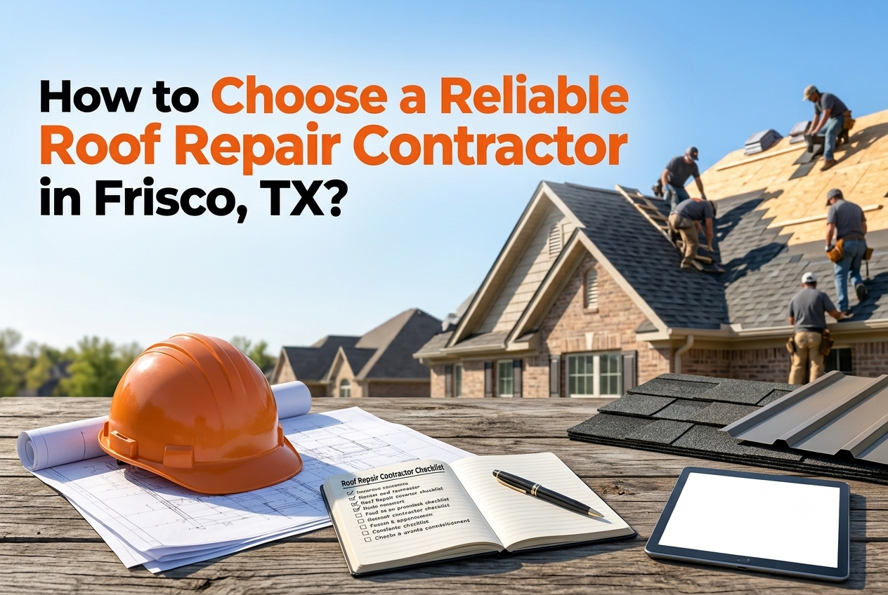 How to Choose a Reliable Roof Repair Contractor in Frisco, TX