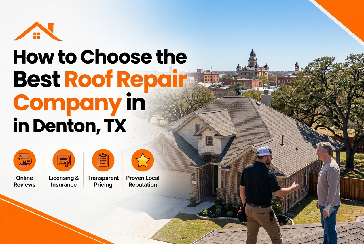 How to Choose the Best Roof Repair Company in Denton, TX