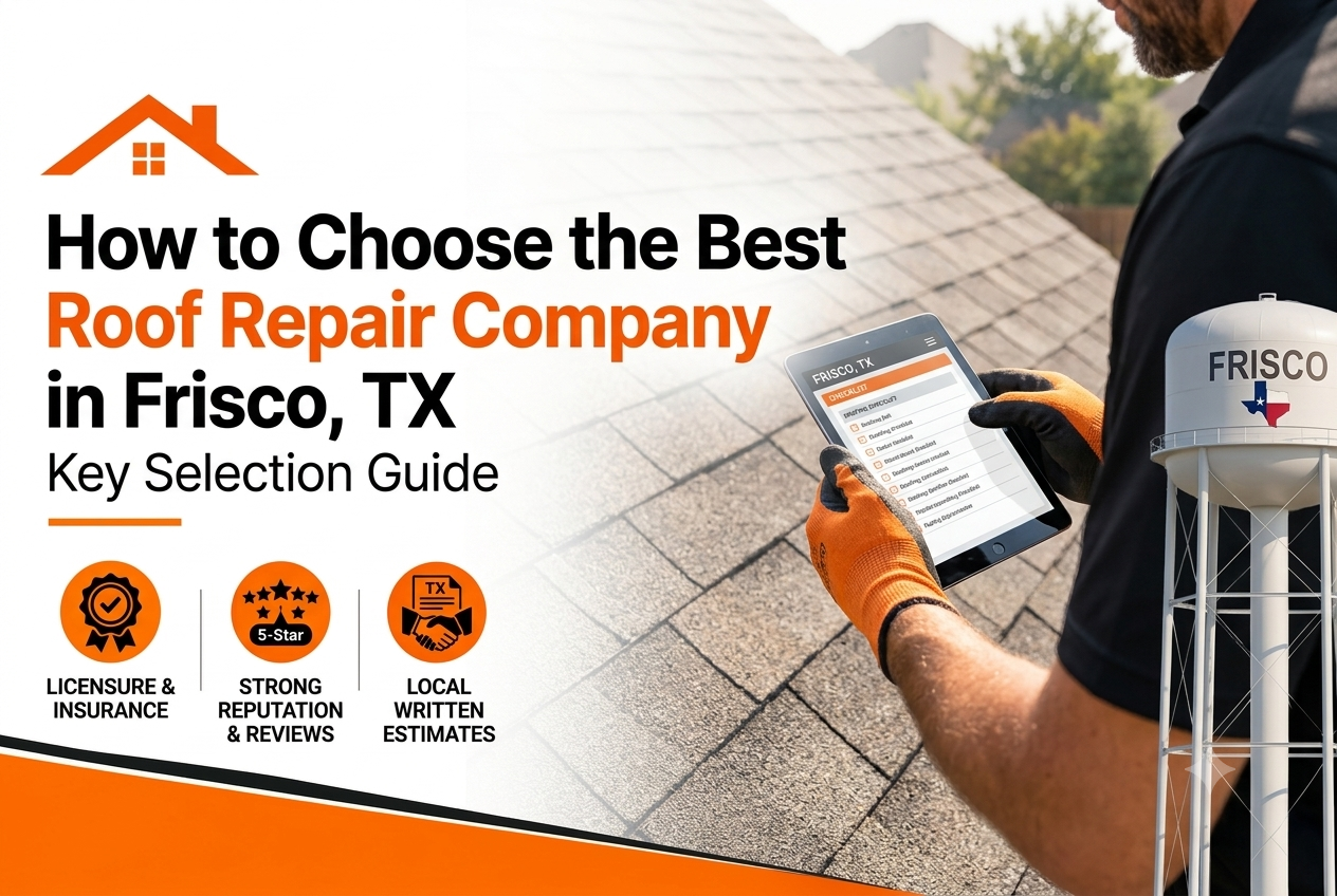 How to Choose the Best Roof Repair Company in Frisco, TX