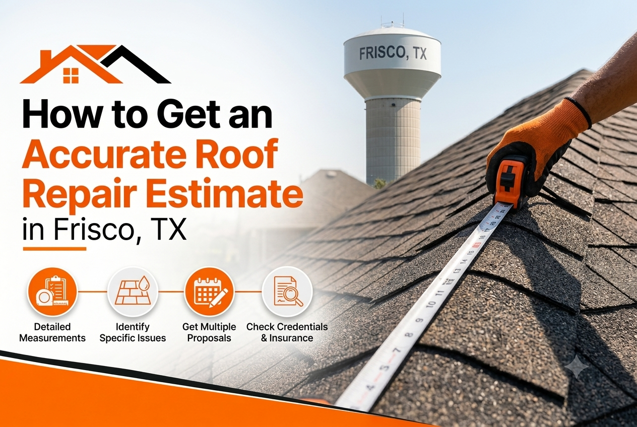 How to Get an Accurate Roof Repair Estimate in Frisco, TX