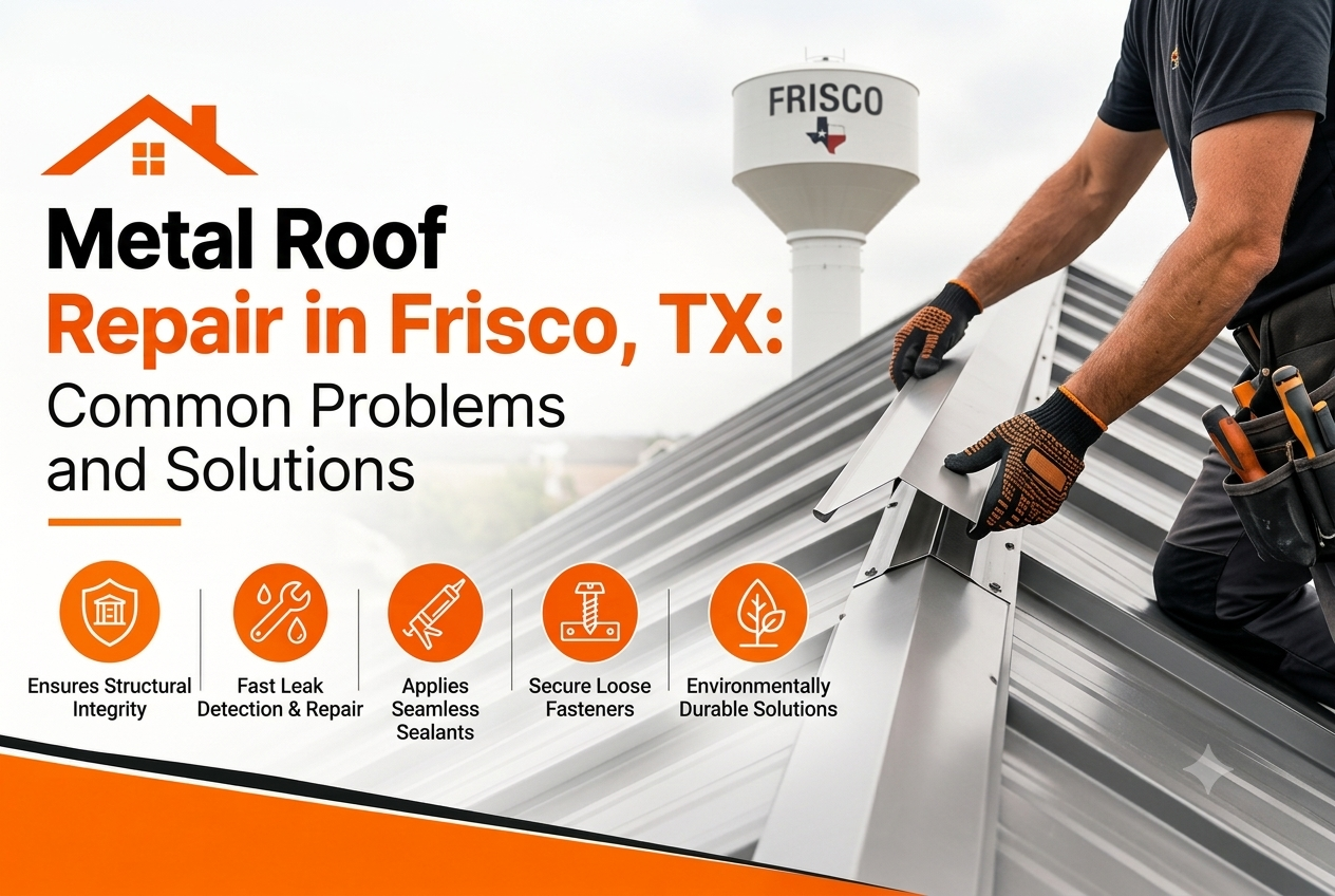 Metal Roof Repair in Frisco, TX: Common Problems and Solutions