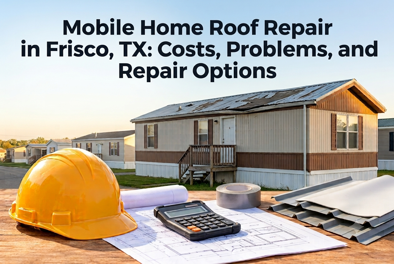 Mobile Home Roof Repair in Frisco, TX: Costs, Problems, and Repair Options