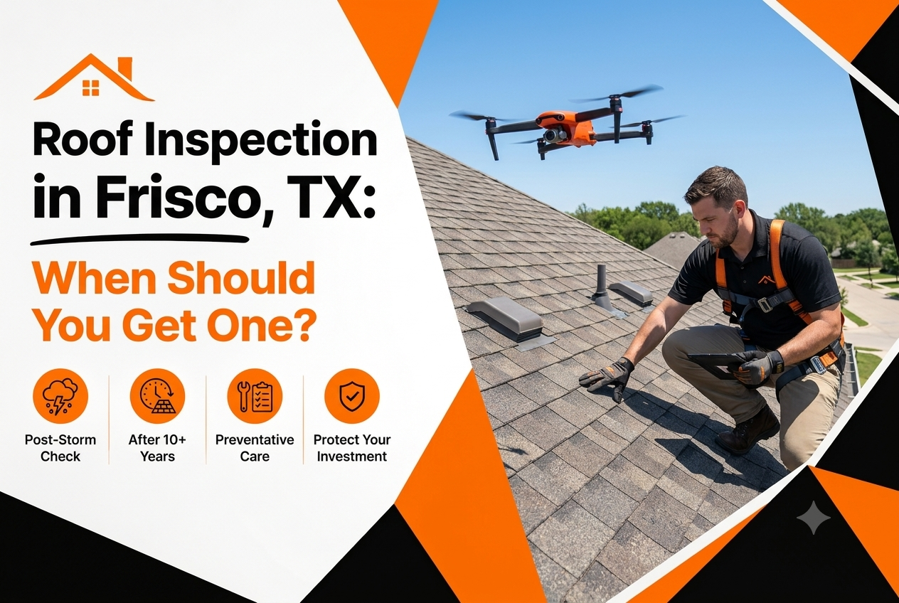 Roof Inspection in Frisco, TX: When Should You Get One?