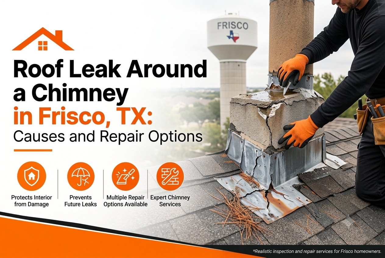 Roof Leak Around a Skylight in Frisco, TX: Causes and Repairs