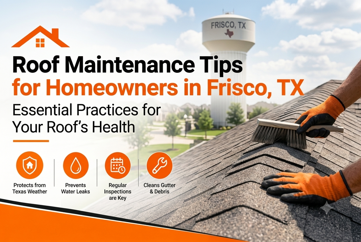 Roof Maintenance Tips for Homeowners in Frisco, TX