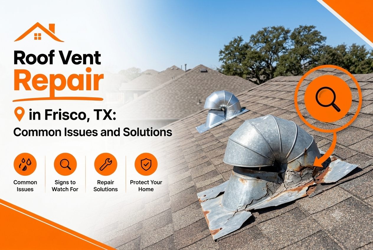 Roof Vent Repair in Frisco, TX: Common Issues and Solutions