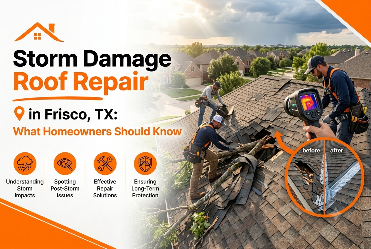 Storm Damage Roof Repair in Frisco, TX: What Homeowners Should Know