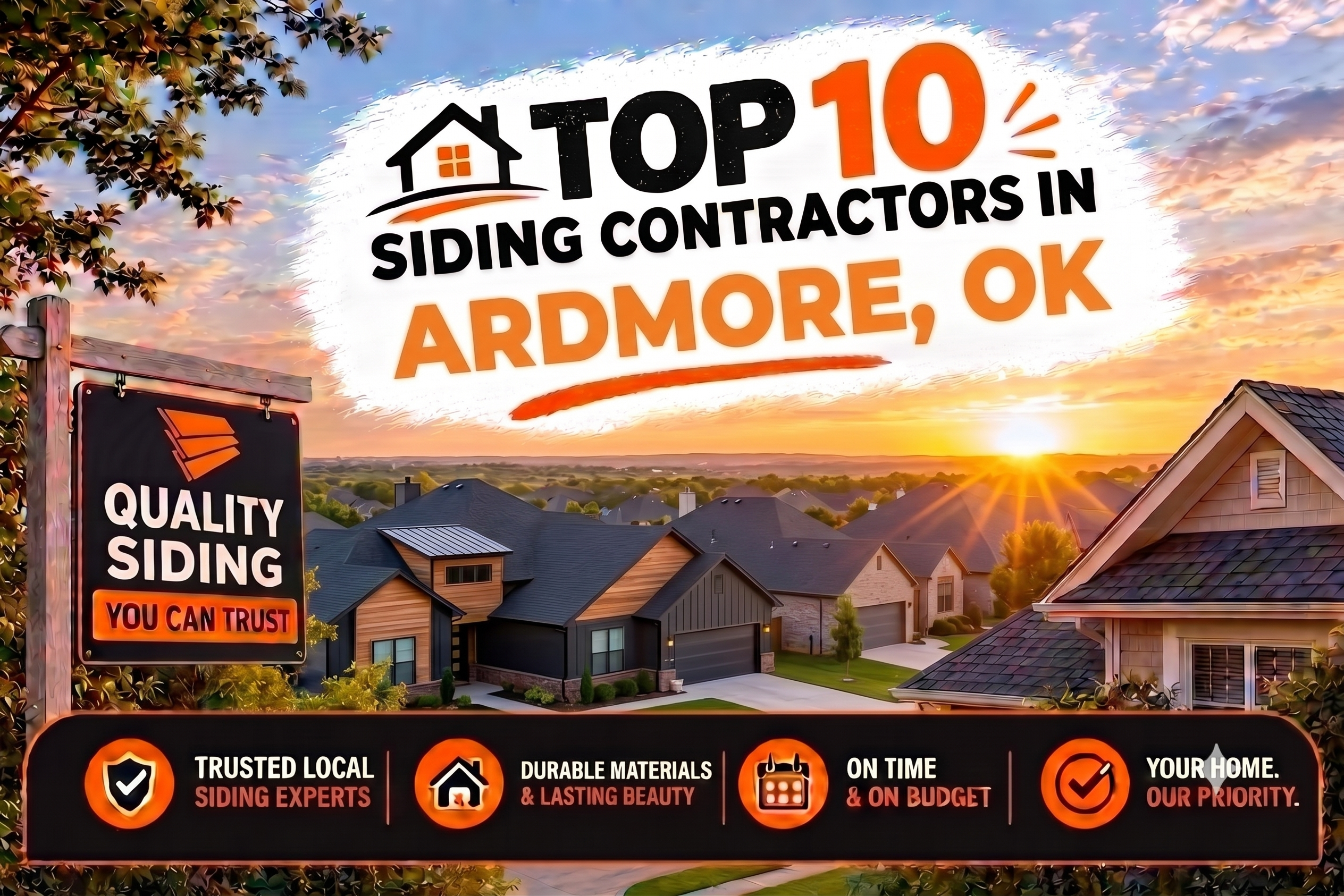 Top 10 Siding Contractors in Ardmore, OK