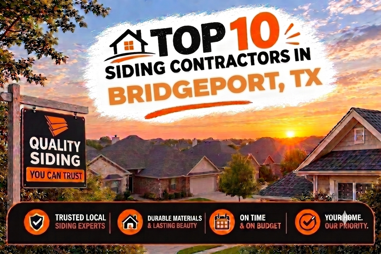 Top 10 Siding Contractors in Bridgeport, TX