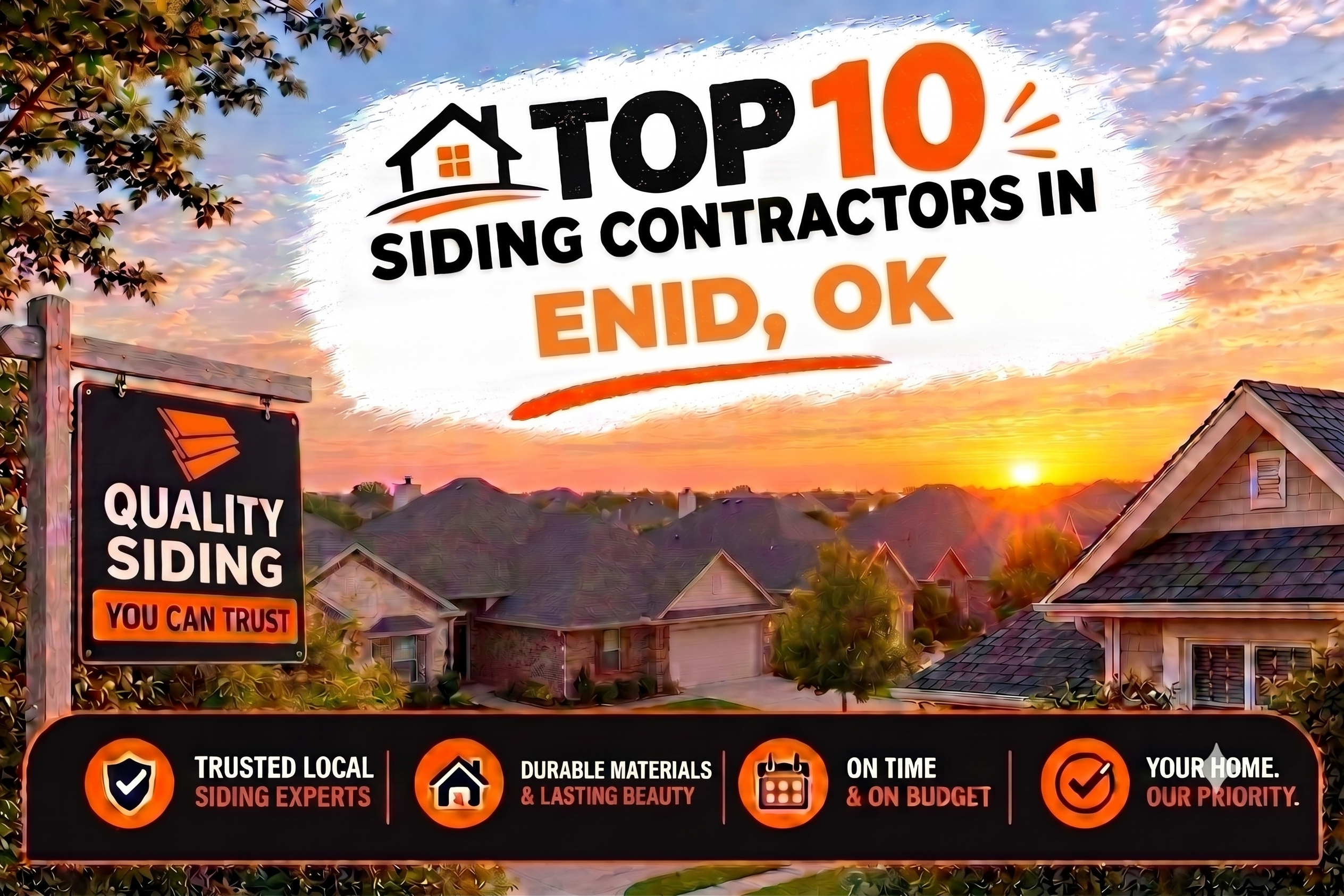 Top 10 Siding Contractors in Enid, OK