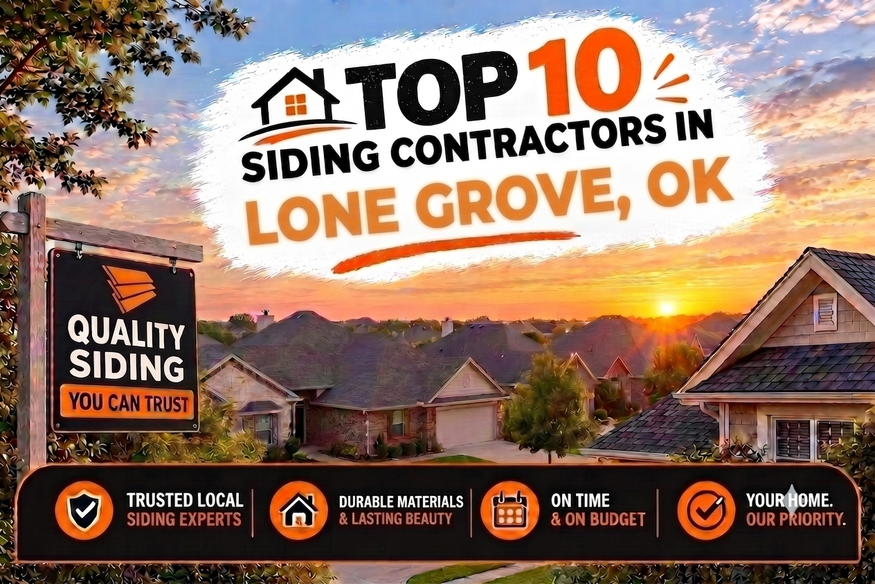 Top 10 Siding Contractors in Lone Grove, OK