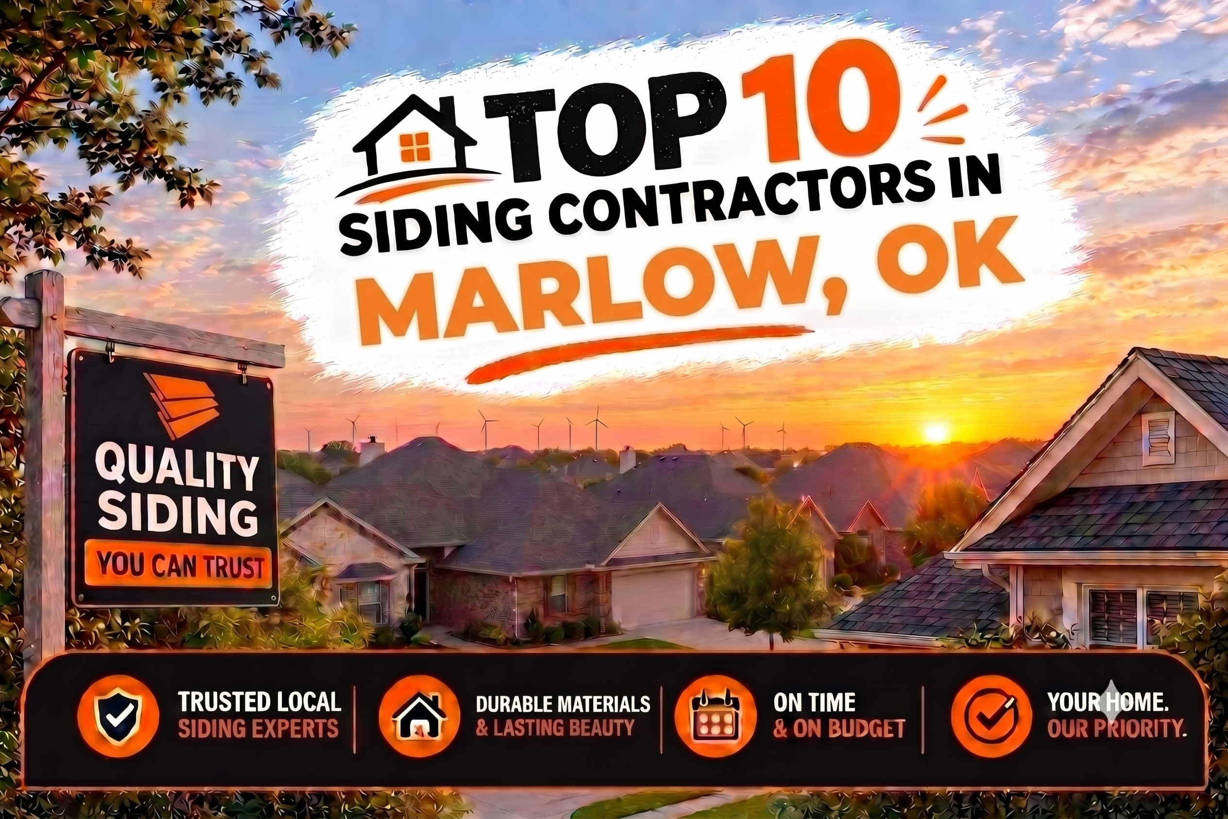 Top 10 Siding Contractors in Marlow, OK