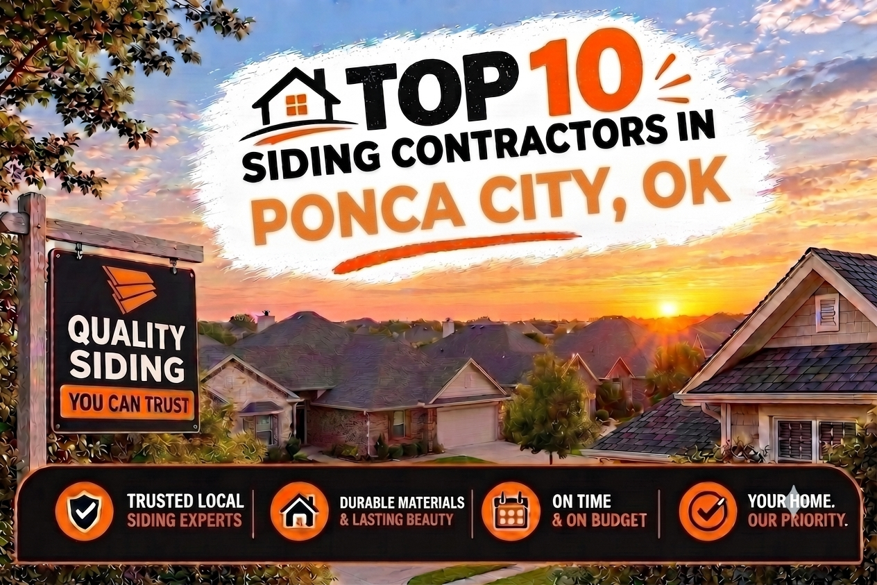Top 10 Siding Contractors in Ponca City, OK