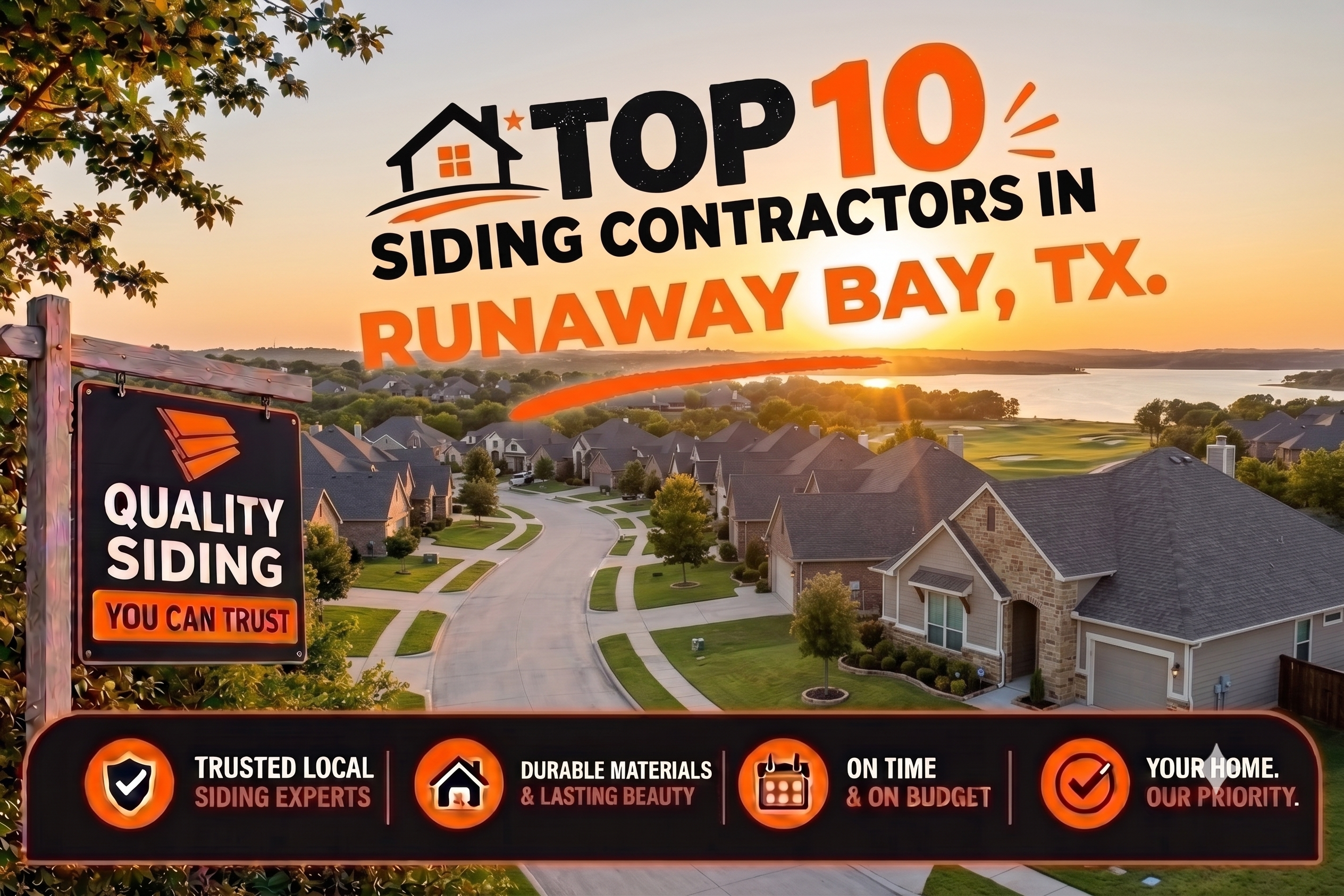 Top 10 Siding Contractors in Runaway Bay, TX