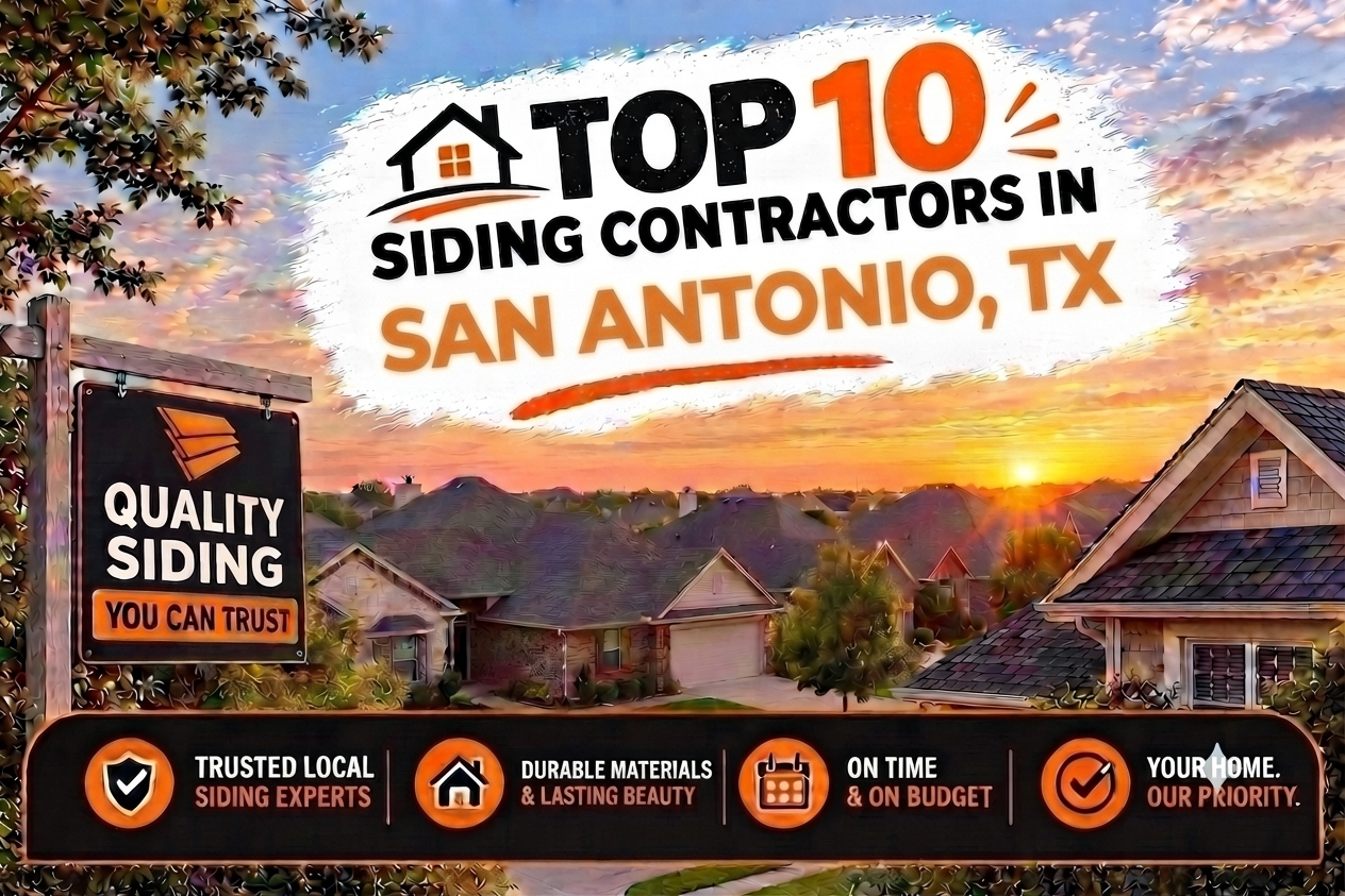 Top 10 Siding Contractors in San Antonio, TX