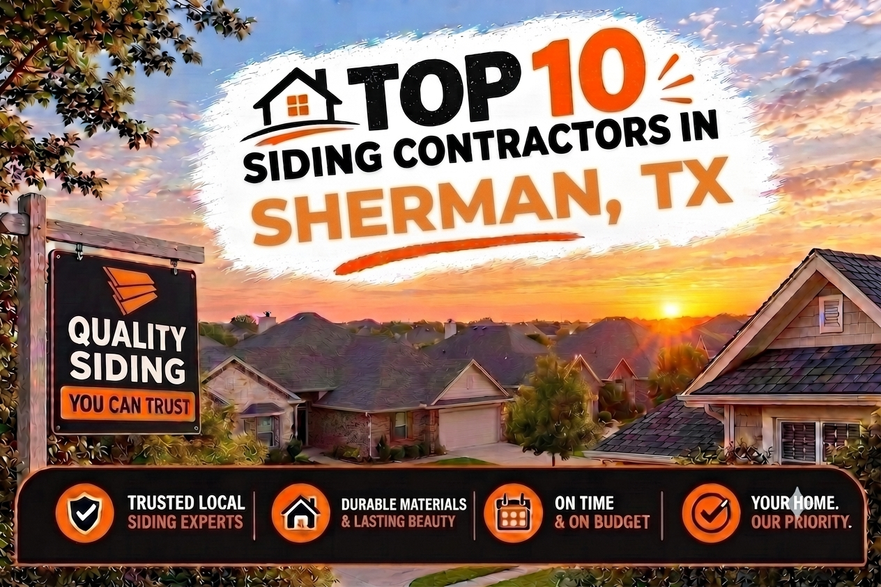 Top 10 Siding Contractors in Sherman, TX