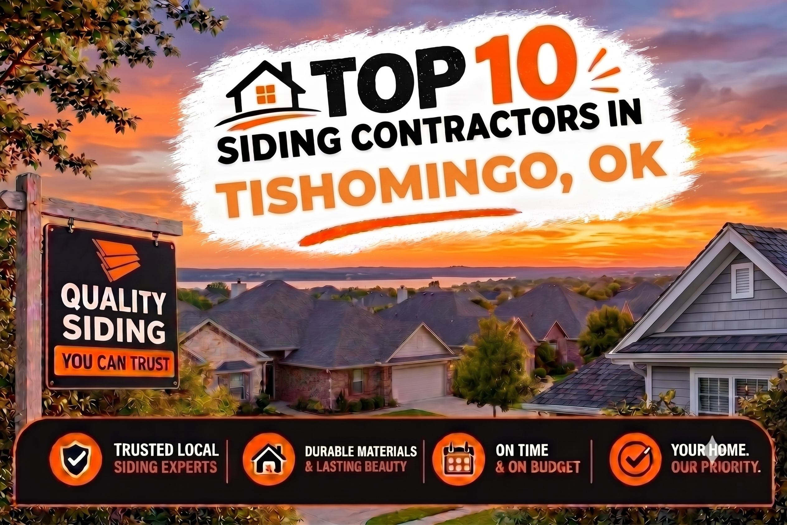 Top 10 Siding Contractors in Tishomingo, OK