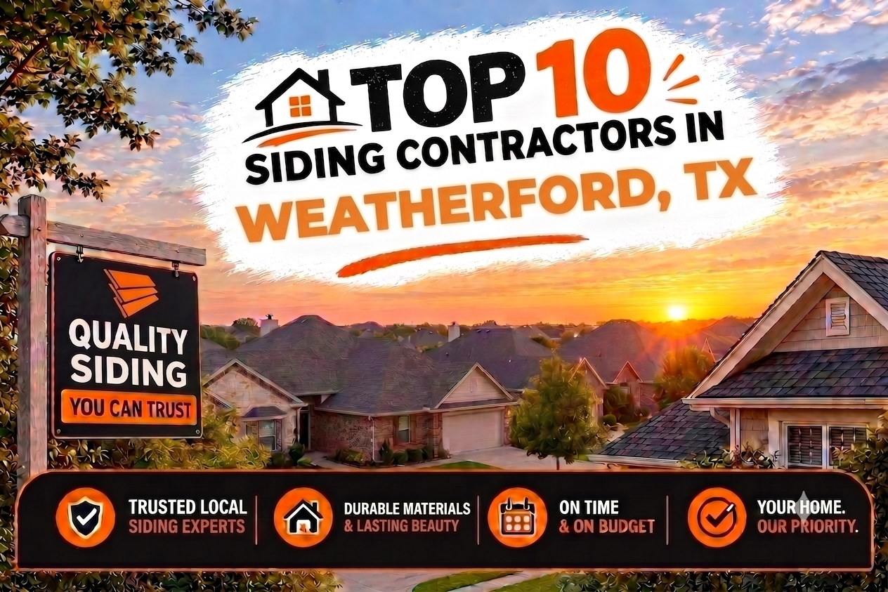 Top 10 Siding Contractors in Weatherford, TX