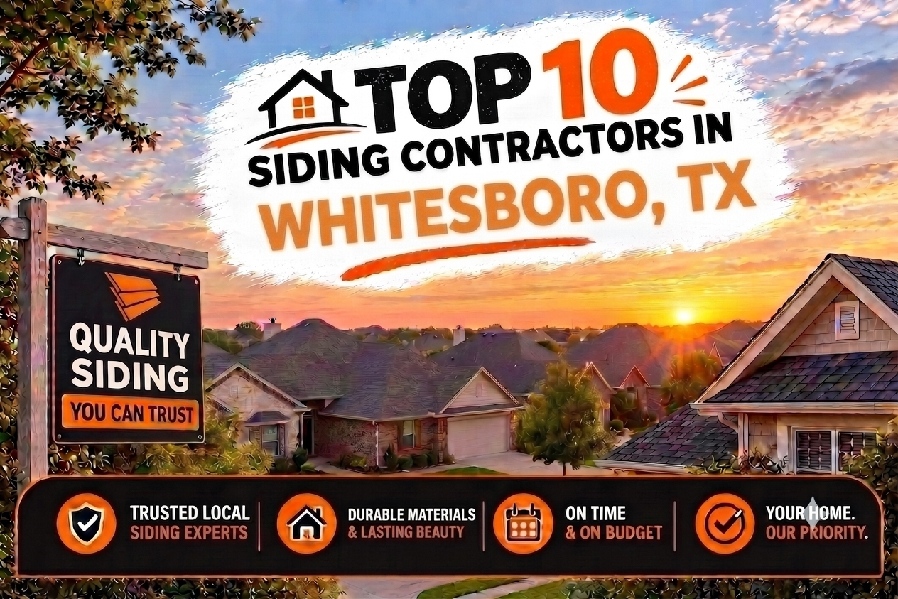 Top 10 Siding Contractors in Whitesboro, TX
