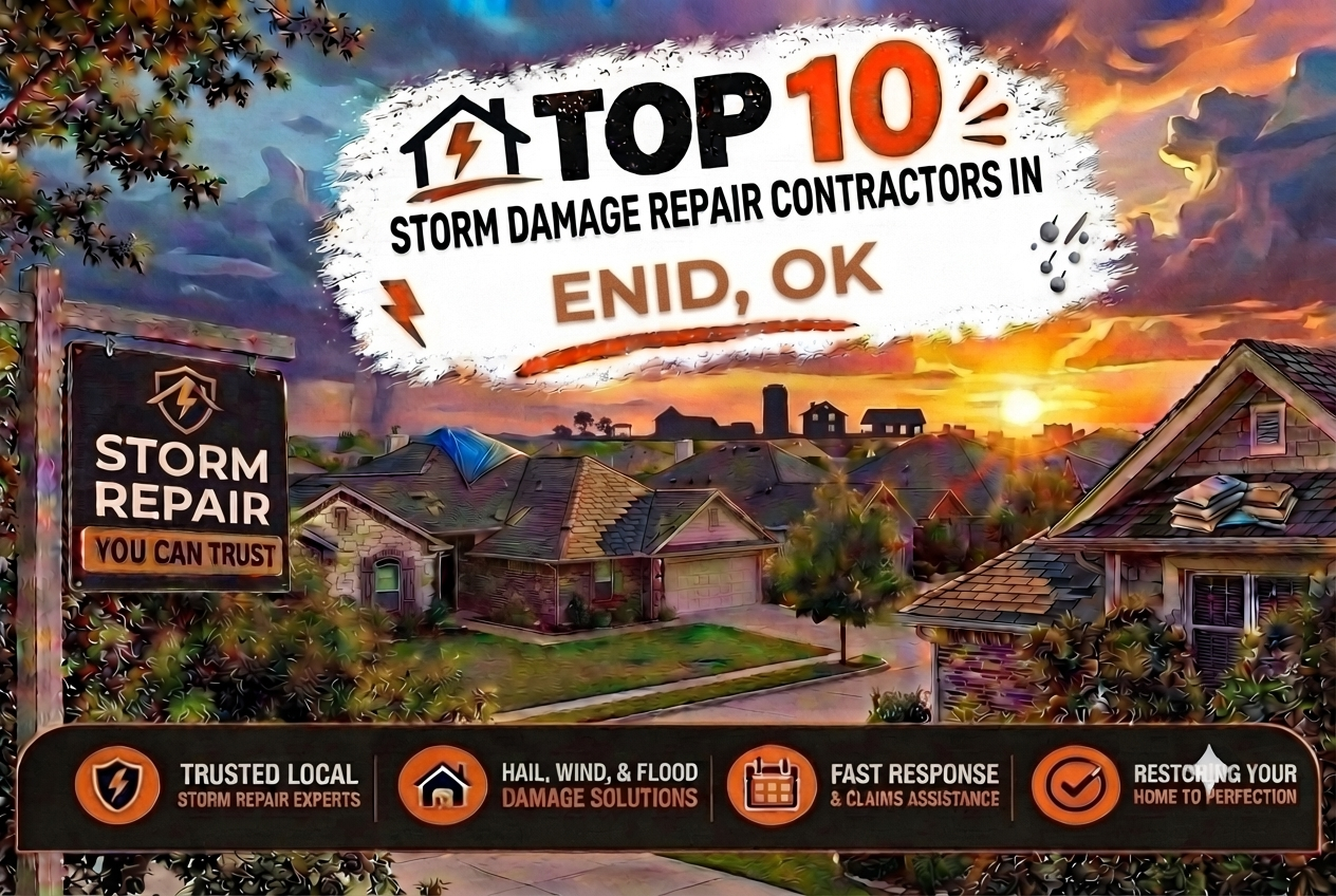 Top 10 Storm Damage Repair Contractors in Enid, OK