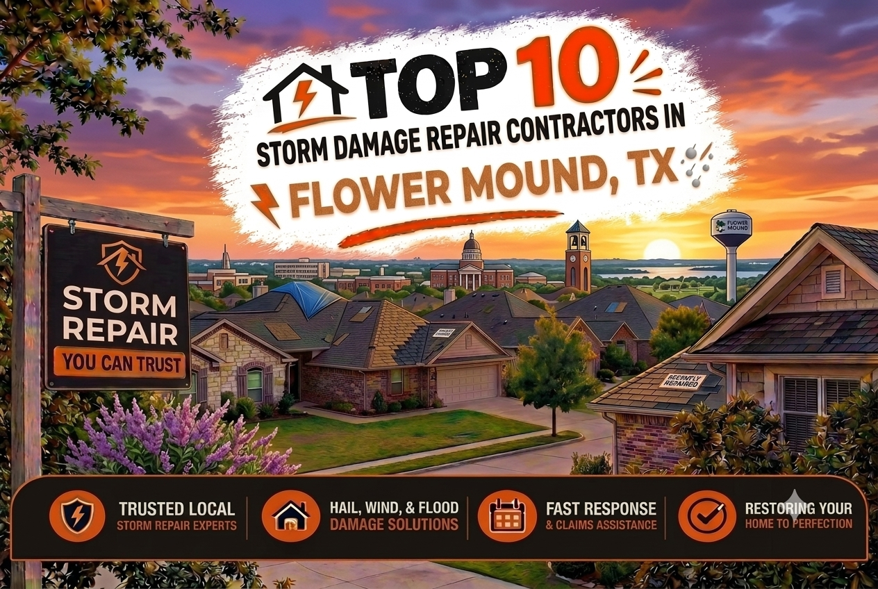Top 10 Storm Damage Repair Contractors in Flower Mound, TX