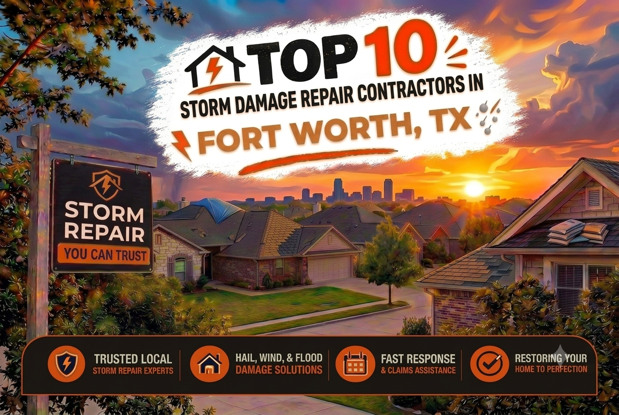 Top 10 Storm Damage Repair Contractors in Fort Worth, TX