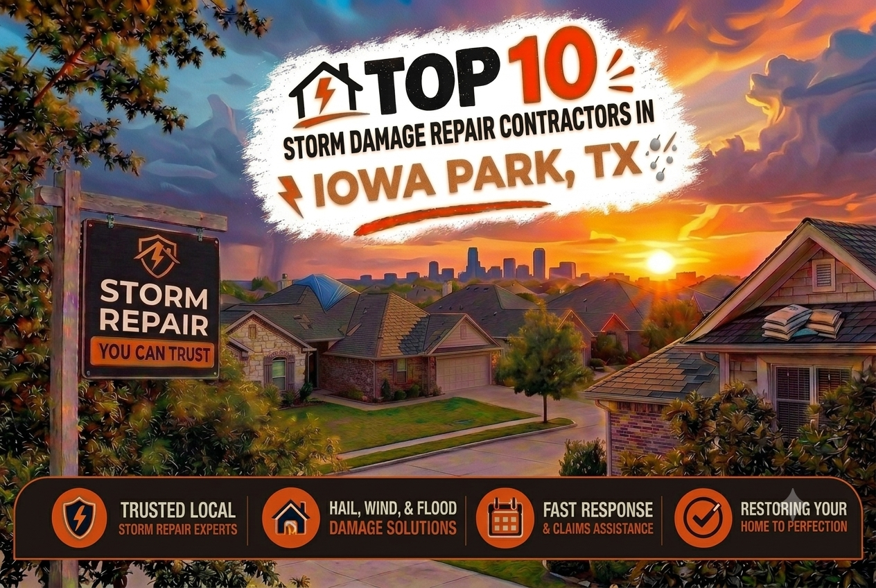 Top 10 Storm Damage Repair Contractors in Iowa Park, TX