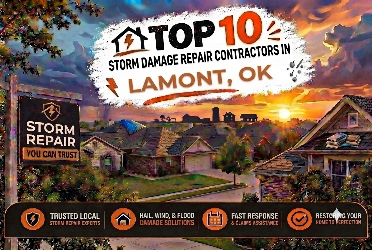 Top 10 Storm Damage Repair Contractors in Lamont, OK
