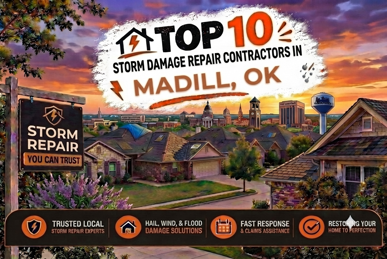 Top 10 Storm Damage Repair Contractors in Madill, OK