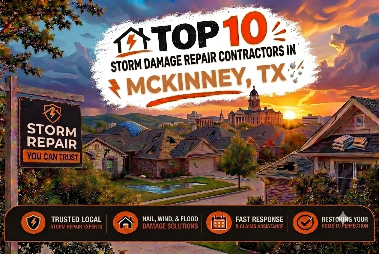 Top 10 Storm Damage Repair Contractors in McKinney, TX