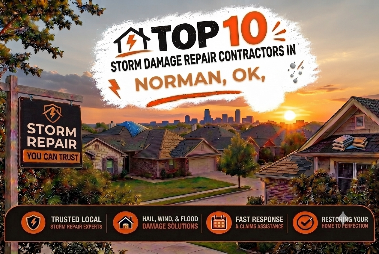 Top 10 Storm Damage Repair Contractors in Norman, OK