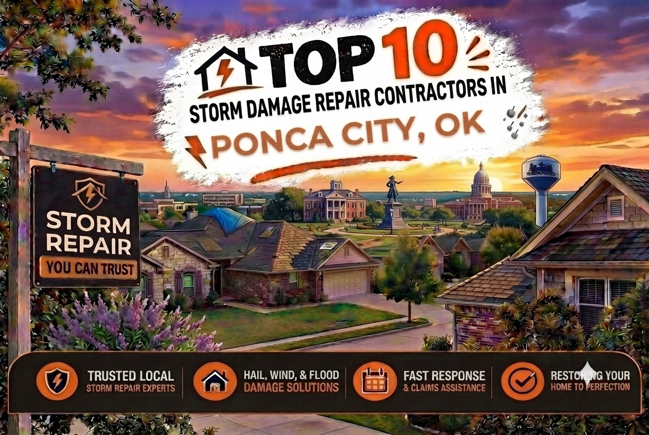 Top 10 Storm Damage Repair Contractors in Ponca City, OK