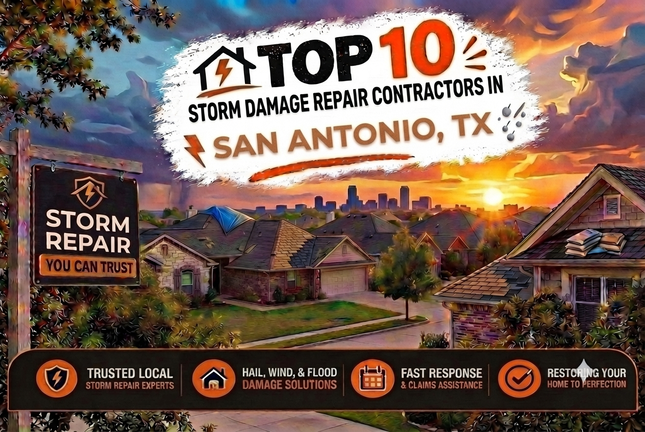 Top 10 Storm Damage Repair Contractors in San Antonio, TX