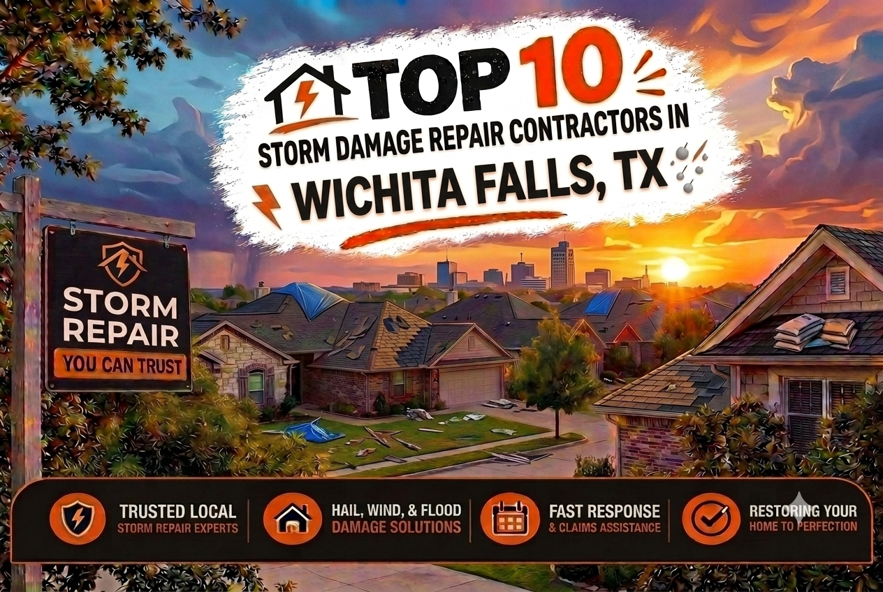 Top 10 Storm Damage Repair Contractors in Wichita Falls, TX