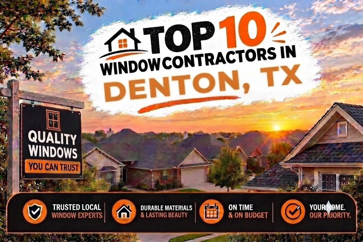 Top 10 Window Contractors in Denton, TX