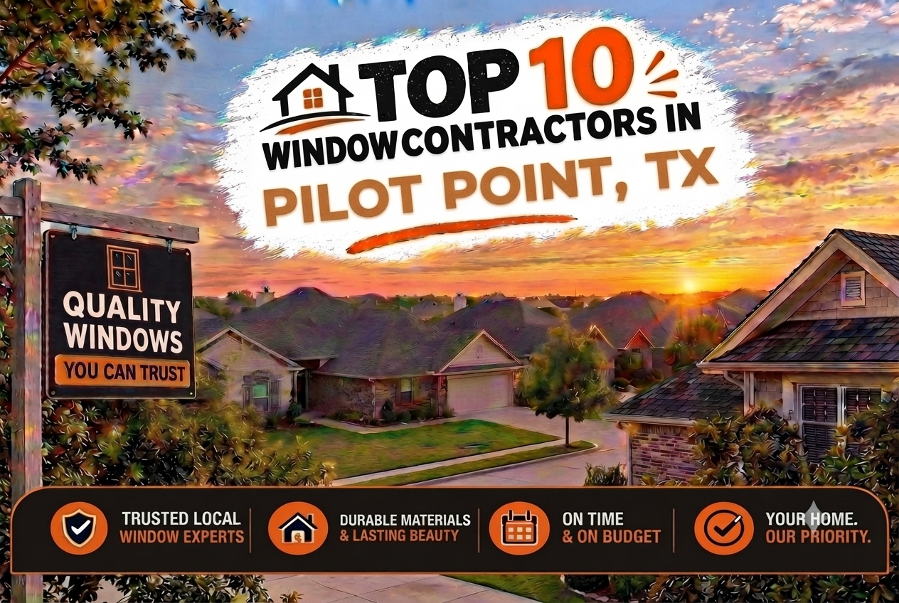 Top 10 Window Contractors in Pilot Point, TX