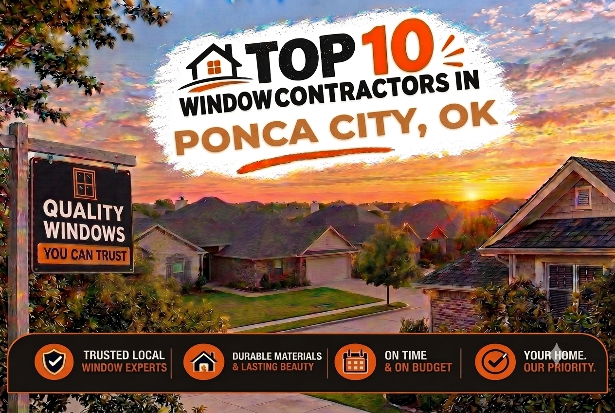 Top 10 Window Contractors in Ponca City, OK